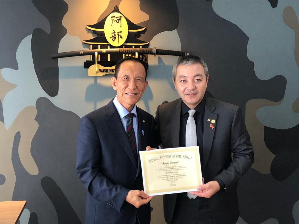 Taekwondo recebe homenagem na&nbsp;ALEP