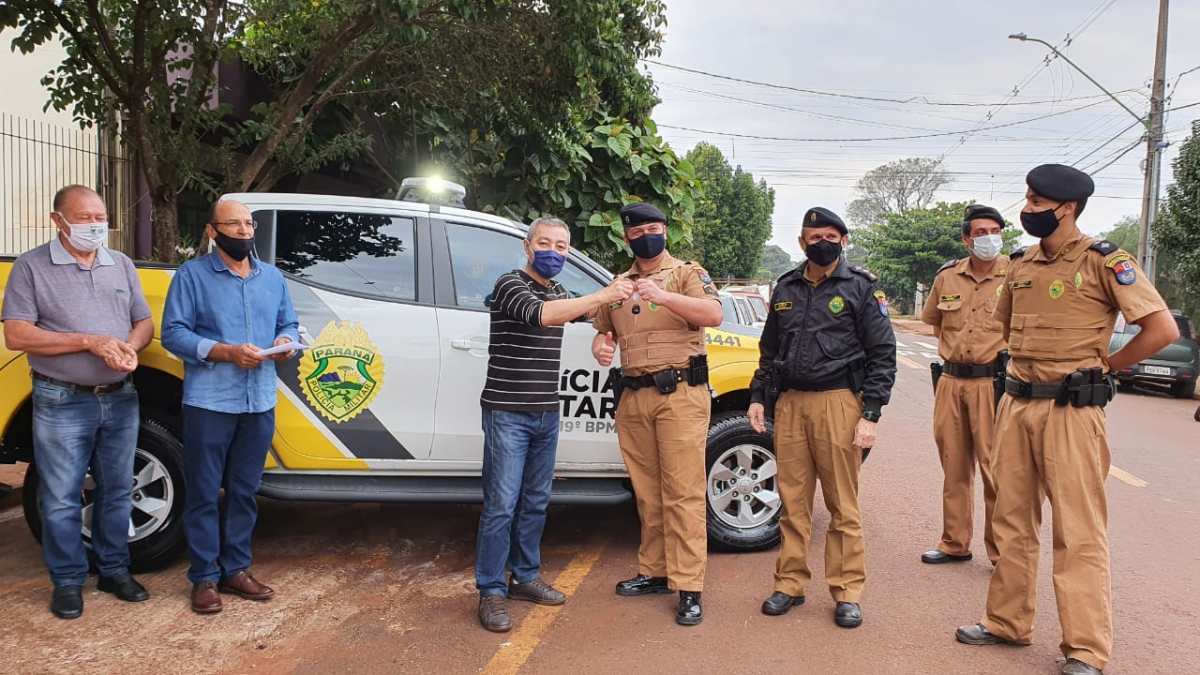 Deputado Coronel Lee atende demanda por viatura em&nbsp;Palotina