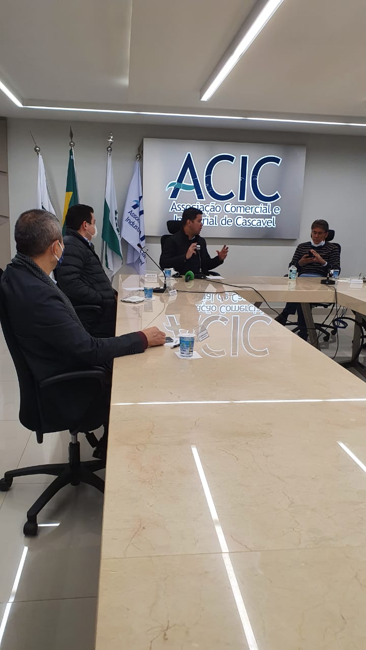 Deputado Coronel Lee participa de reunião para retomada econômica do&nbsp;Paraná