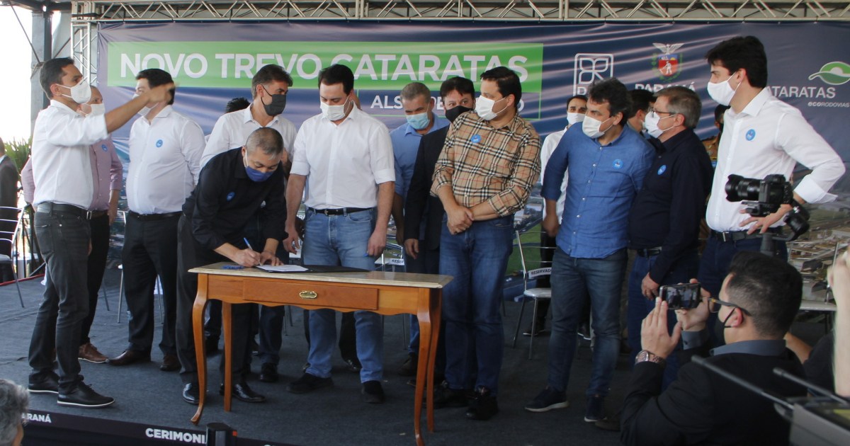 “Junção de forças” dá início nas obras do Trevo&nbsp;Cataratas