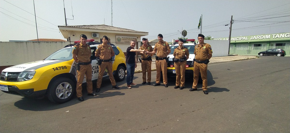 Deputado Coronel Lee “atravessa o Paraná” para entregar&nbsp;viaturas